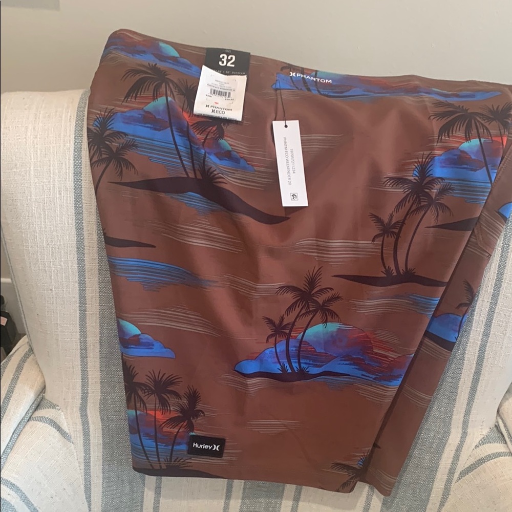 Hurley Men's Tropical Brown Swim Shorts